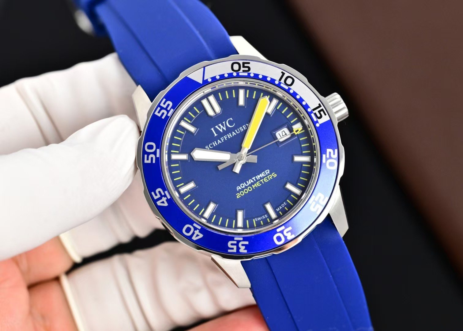 IWC Aquatimer Automatic 2000 IW358002 White/Blue Dial GR Factory Super Clone Replica - Image 5