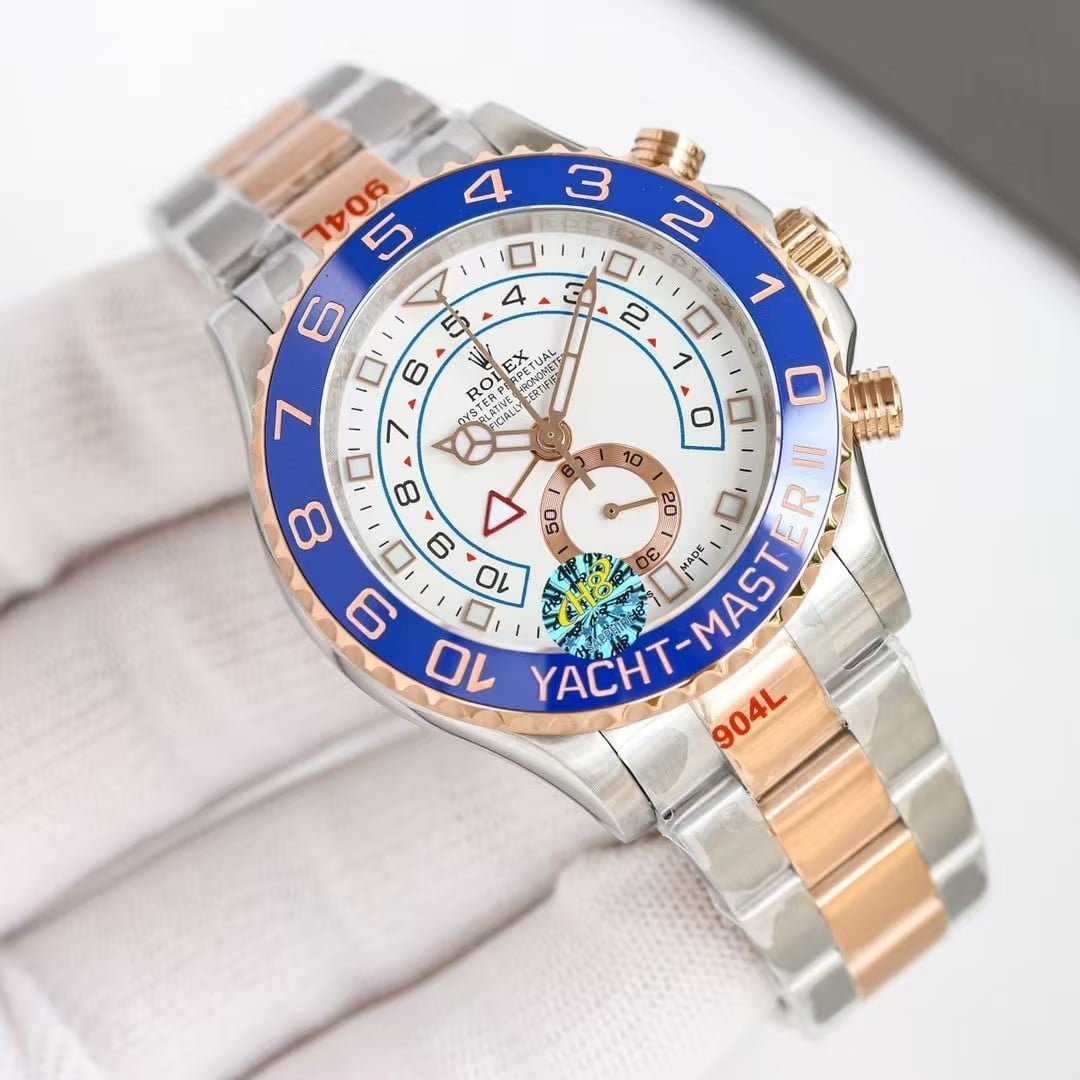 Replica KB Factory Rolex Yacht-Master II (Rolesor Blue Bezel Edition) - Image 4